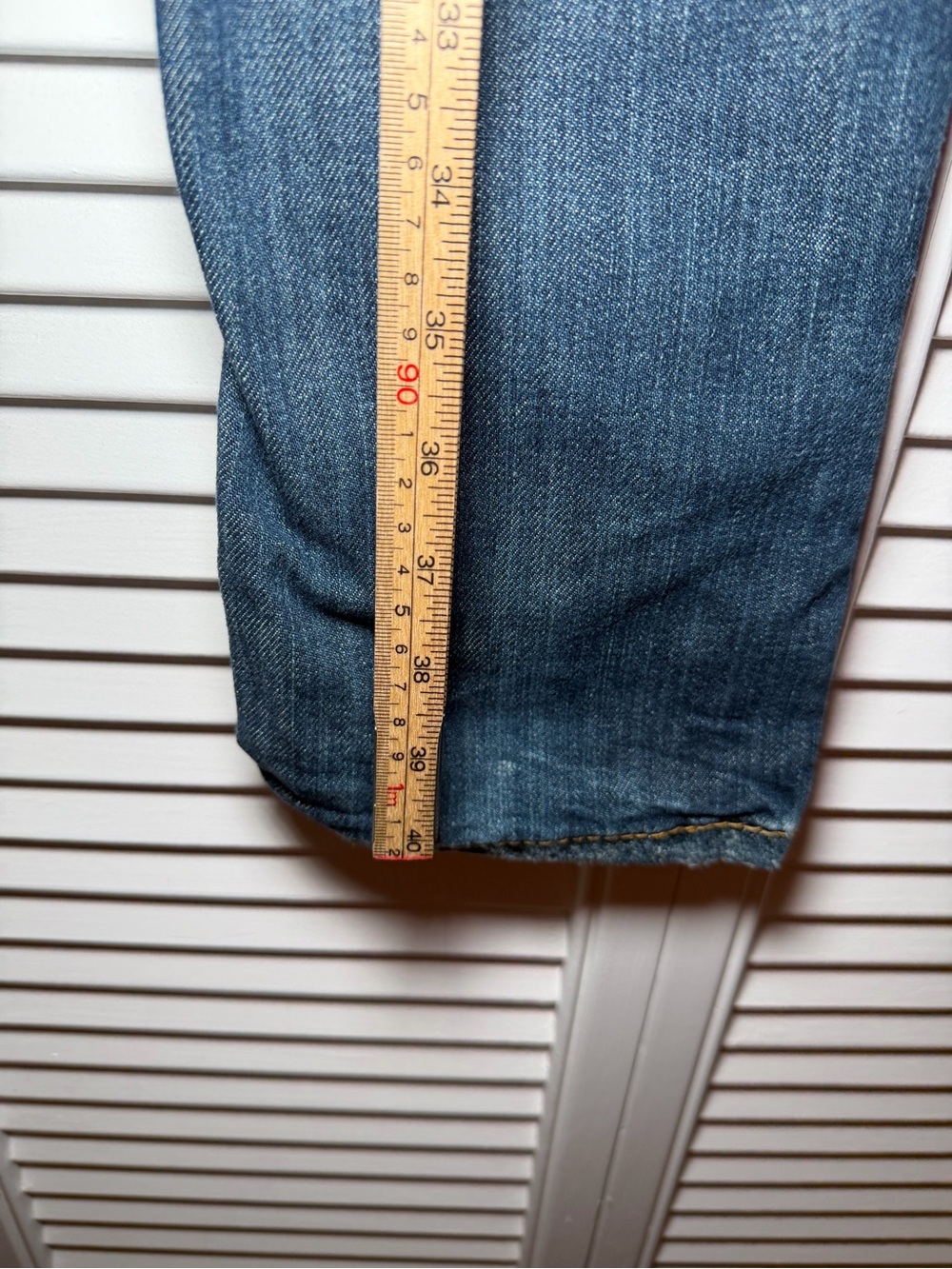 Stitch’s Seminole Women’s Blue Straight Leg Jeans Distressed Y2K Size 24 - Picture 9 of 10